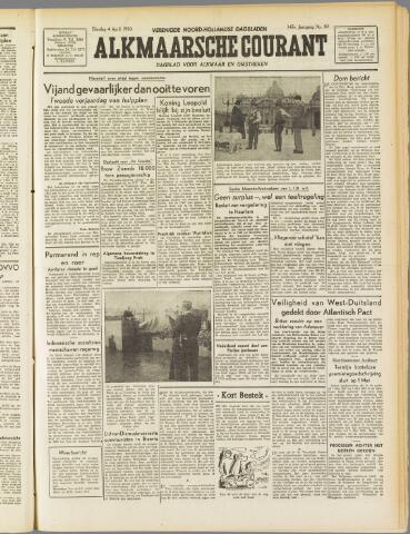 Alkmaarsche Courant 1950-04-04