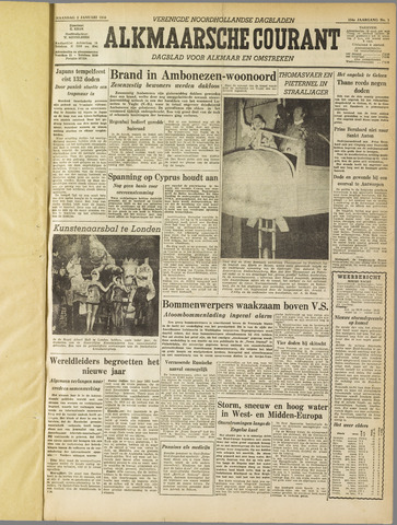 Alkmaarsche Courant 1956