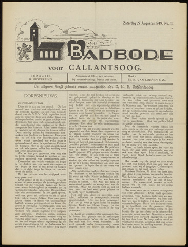 Badbode voor Callantsoog 1949-08-27