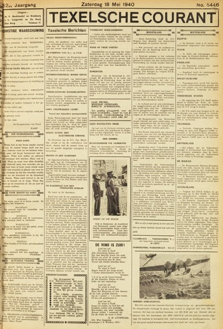 Texelsche Courant 1940-05-18