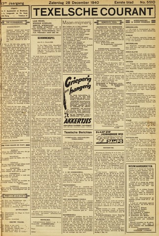 Texelsche Courant 1940-12-28
