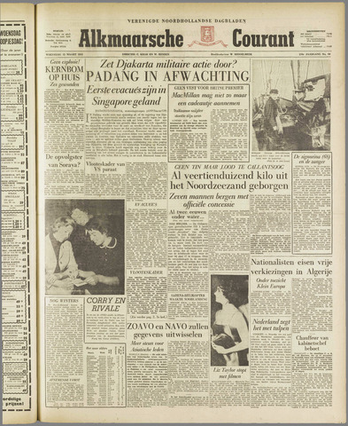 Alkmaarsche Courant 1958-03-12