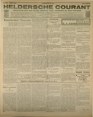 Heldersche Courant 1934-07-28