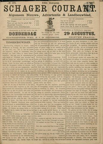 Schager Courant 1867-08-29