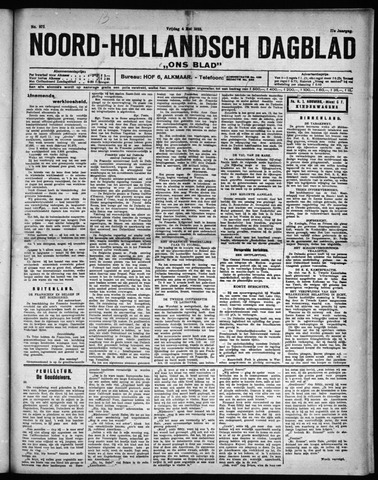 Noord-Hollandsch Dagblad : ons blad 1923-05-04