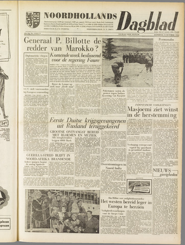 Noordhollands Dagblad : dagblad voor Alkmaar en omgeving 1955-10-08