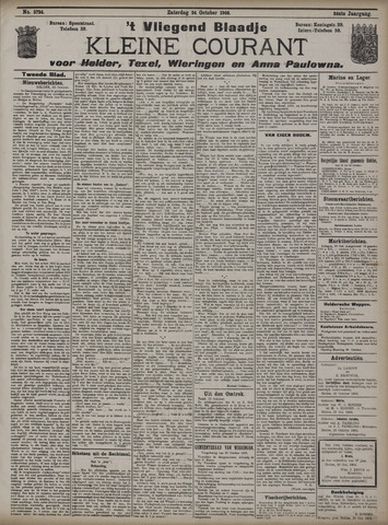Vliegend blaadje : nieuws- en advertentiebode voor Den Helder 1908-10-24
