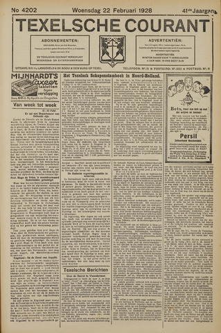 Texelsche Courant 1928-02-22