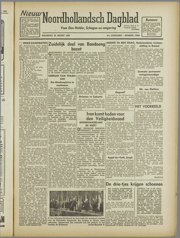 Nieuw Noordhollandsch Dagblad, editie Schagen 1946-03-25