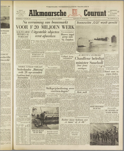 Alkmaarsche Courant 1958-01-16
