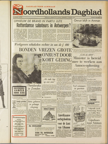 Noordhollands Dagblad : dagblad voor Alkmaar en omgeving 1970-09-11