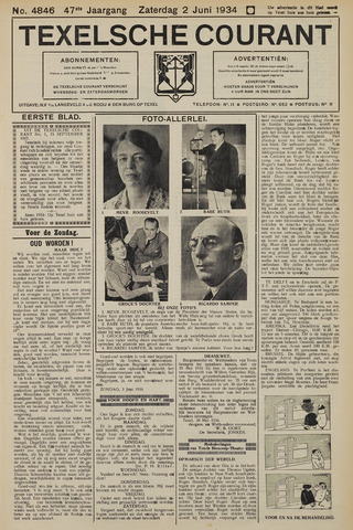 Texelsche Courant 1934-06-02