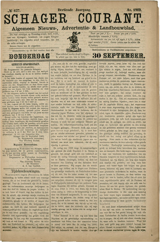Schager Courant 1869-09-30