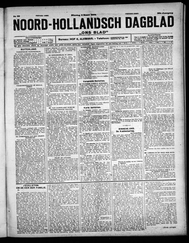 Noord-Hollandsch Dagblad : ons blad 1926-03-02