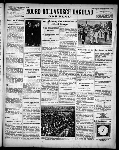 Noord-Hollandsch Dagblad : ons blad 1935-01-08