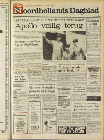 Noordhollands Dagblad : dagblad voor Alkmaar en omgeving 1970-04-18