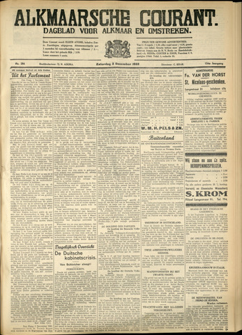 Alkmaarsche Courant 1932-12-03
