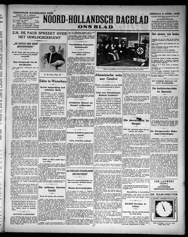 Noord-Hollandsch Dagblad : ons blad 1935-04-02