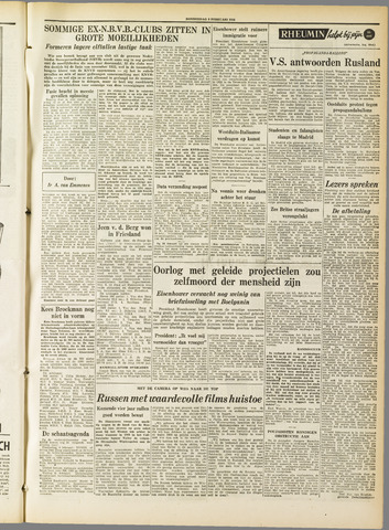 Alkmaarsche Courant 1956-02-09