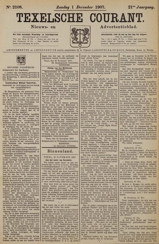 Texelsche Courant 1907-12-01
