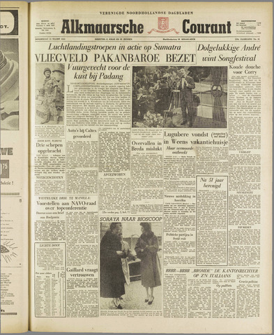Alkmaarsche Courant 1958-03-13