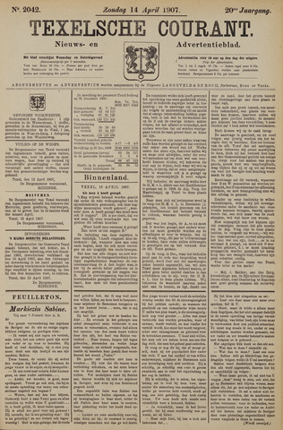 Texelsche Courant 1907-04-14