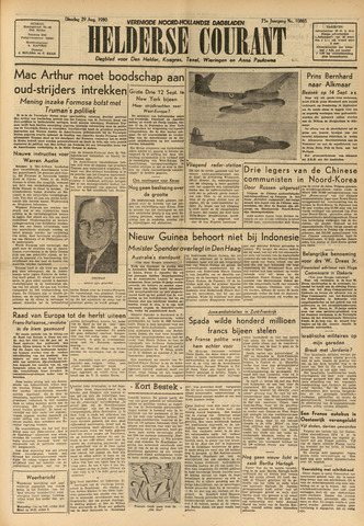 Heldersche Courant 1950-08-29