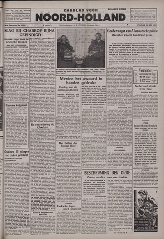 Dagblad Noord-Holland, Schager editie 1942-05-29