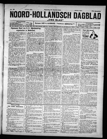 Noord-Hollandsch Dagblad : ons blad 1925-01-31