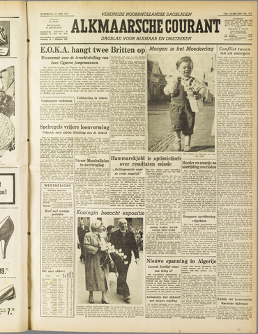 Alkmaarsche Courant 1956-05-12