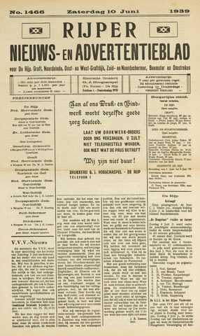 Rijper Nieuws- en Advertentieblad 1939-06-10