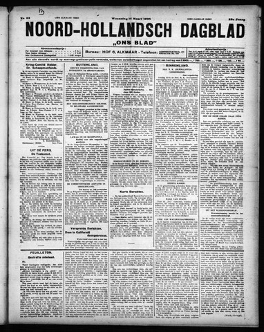 Noord-Hollandsch Dagblad : ons blad 1928-03-14