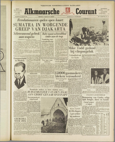 Alkmaarsche Courant 1958-03-24
