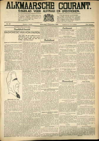 Alkmaarsche Courant 1932-11-05