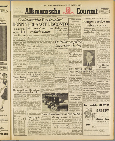 Alkmaarsche Courant 1957-09-19
