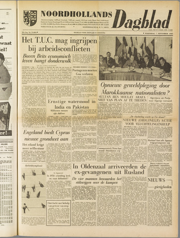 Noordhollands Dagblad : dagblad voor Alkmaar en omgeving 1955-09-07
