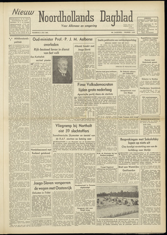 Nieuw Noordhollandsch Dagblad : voor Alkmaar en omgeving 1948-07-05