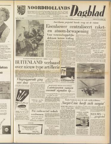 Noordhollands Dagblad : dagblad voor Alkmaar en omgeving 1957-11-08