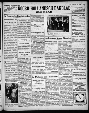 Noord-Hollandsch Dagblad : ons blad 1933-06-12