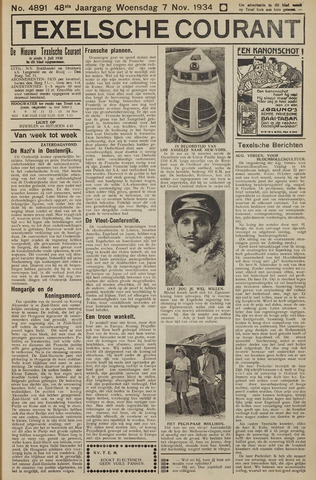 Texelsche Courant 1934-11-07