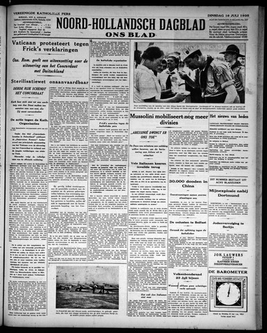 Noord-Hollandsch Dagblad : ons blad 1935-07-16
