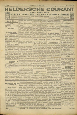 Heldersche Courant 1925-04-30