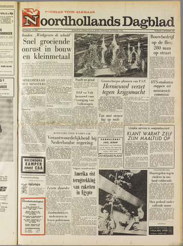 Noordhollands Dagblad : dagblad voor Alkmaar en omgeving 1970-09-05