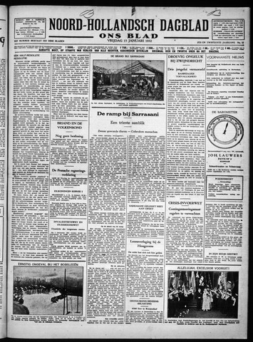 Noord-Hollandsch Dagblad : ons blad 1932-01-15