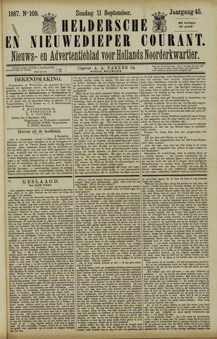 Heldersche en Nieuwedieper Courant 1887-09-11