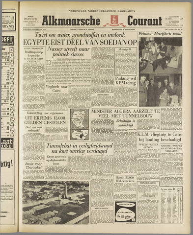 Alkmaarsche Courant 1958-02-19