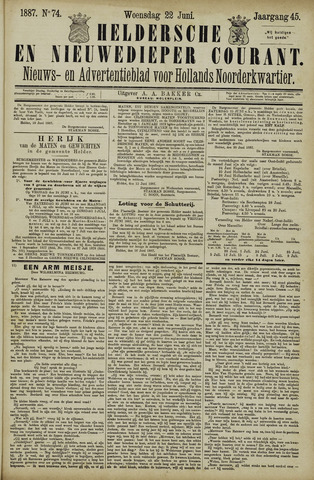 Heldersche en Nieuwedieper Courant 1887-06-22