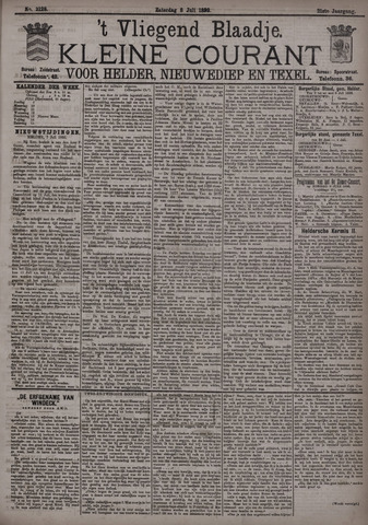 Vliegend blaadje : nieuws- en advertentiebode voor Den Helder 1893-07-08