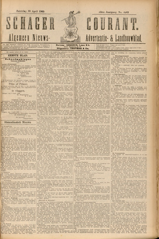 Schager Courant 1909-04-10