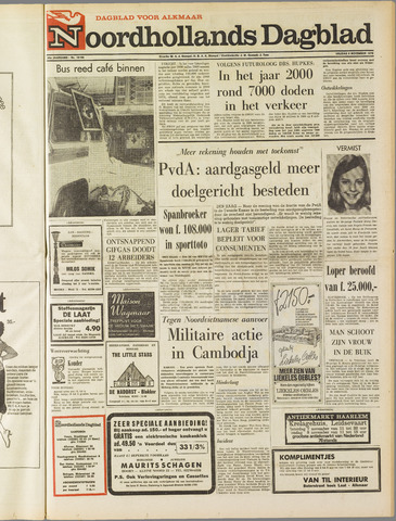 Noordhollands Dagblad : dagblad voor Alkmaar en omgeving 1970-11-06